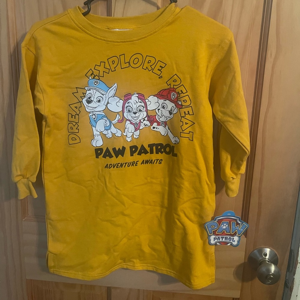 New With Tags, Boys Size 5T Paw Patrol Long Sleeve Shirt